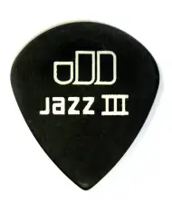 Dunlop 482R1.0 Jazz III Pitch Black - Pana chitara Dunlop - 1