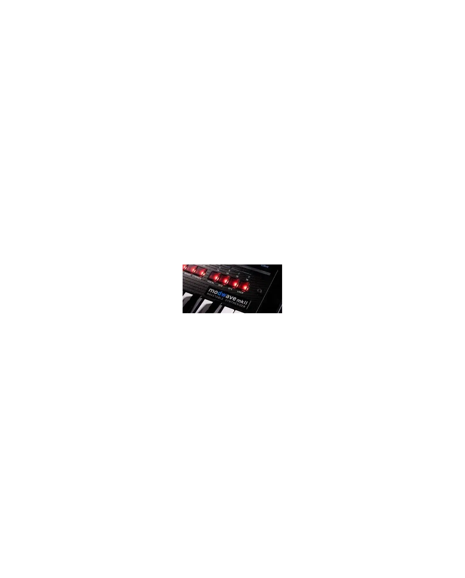Korg Modwave MK2 - Sintetizator Digital Wavetable