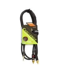 Proel CHLP215LU5XL - 2xRCA-Jack 3.5 mm - Cablu 5m