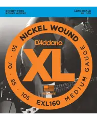 D'Addario EXL160 Long Scale - Set 4 Corzi Chitara Bass 50-105 D'Addario - 1