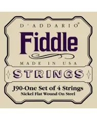 D'Addario J90 Fiddle 4/4 - Set Corzi Vioara D'Addario - 1