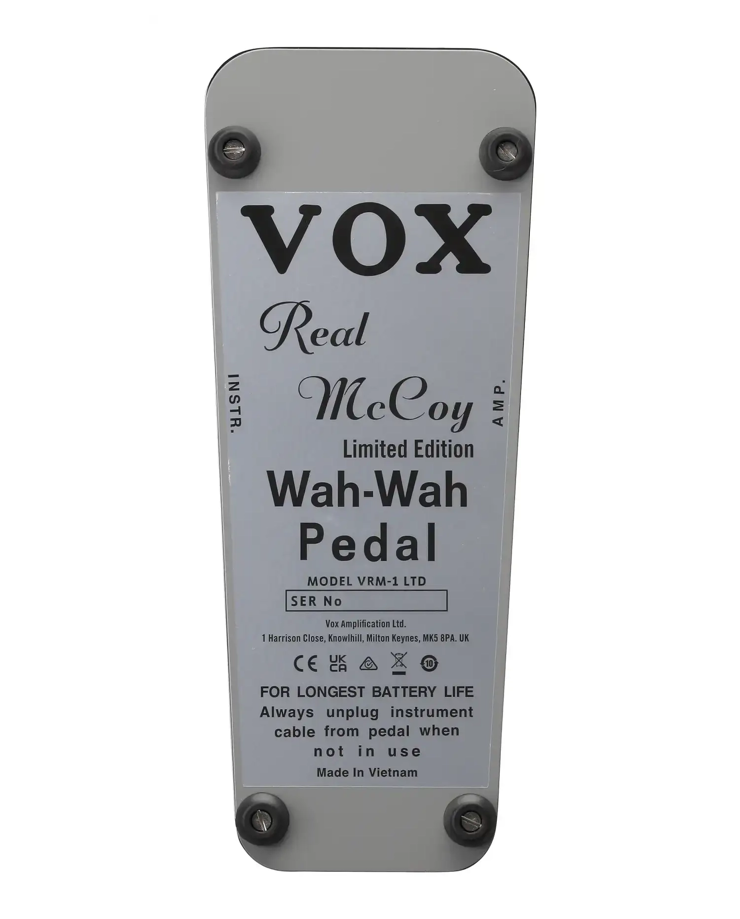 Vox VRM-1 Real McCoy LTD - Pedala Wah