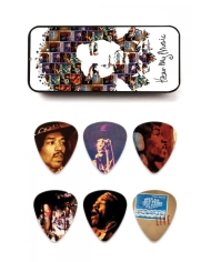 Dunlop JH-PT07M Jimi Hendrix Pick Tin - Set pene chitară Dunlop - 1