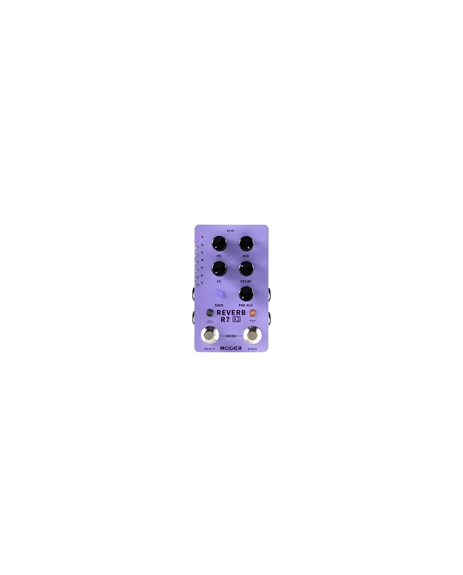 Mooer R7 X2 - Pedala Reverb