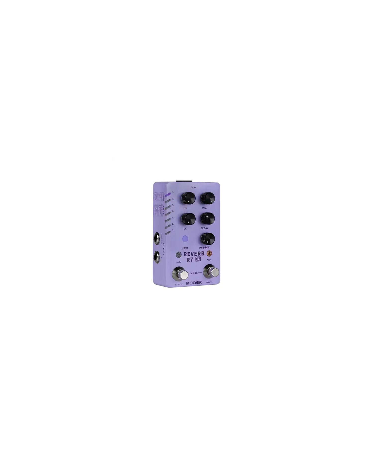 Mooer R7 X2 - Pedala Reverb