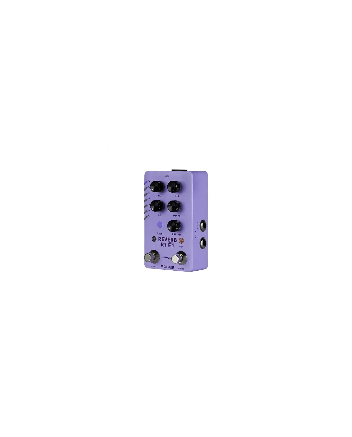 Mooer R7 X2 - Pedala Reverb