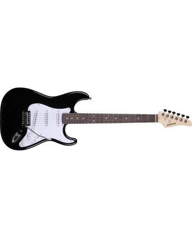 Arrow Tonecaster ST 111 Deep Black Rosewood/White - Chitara Electrica