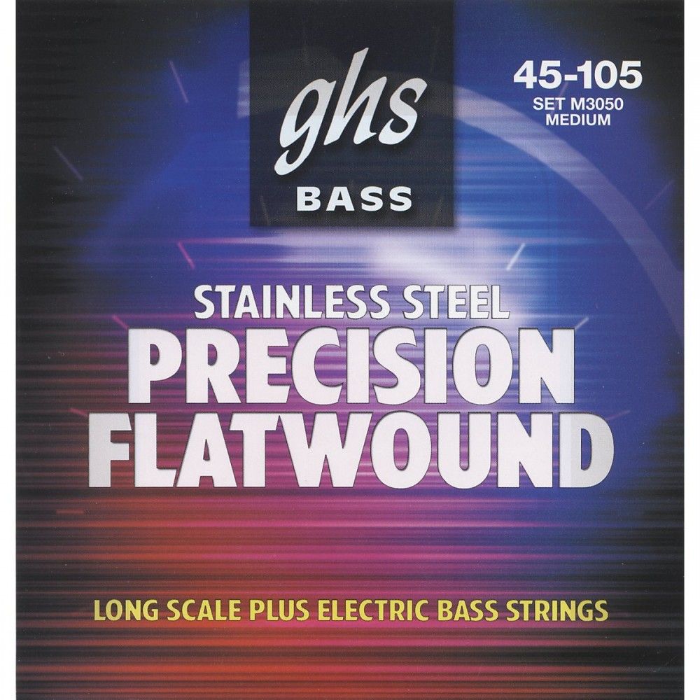 GHS M3050 Precision Flatwound - Set Corzi Chitara Bass 45-105 GHS - 1
