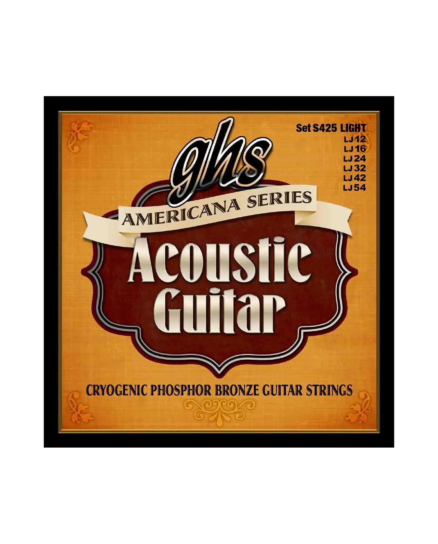 GHS S425 Americana - Set Corzi Chitara Acustica 12-54 GHS - 1