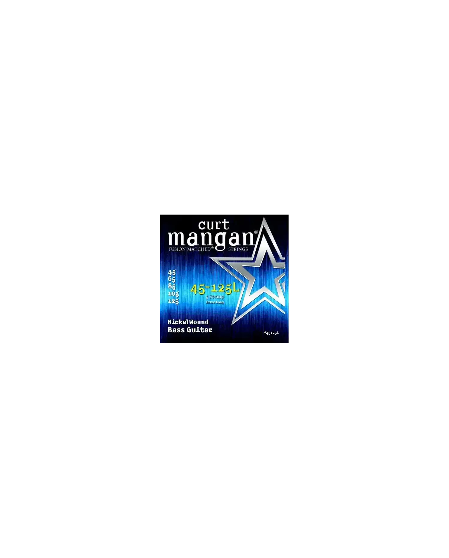 Curt Mangan Nickel 5 String 45-125L - Set corzi chitara bas Curt Mangan - 1