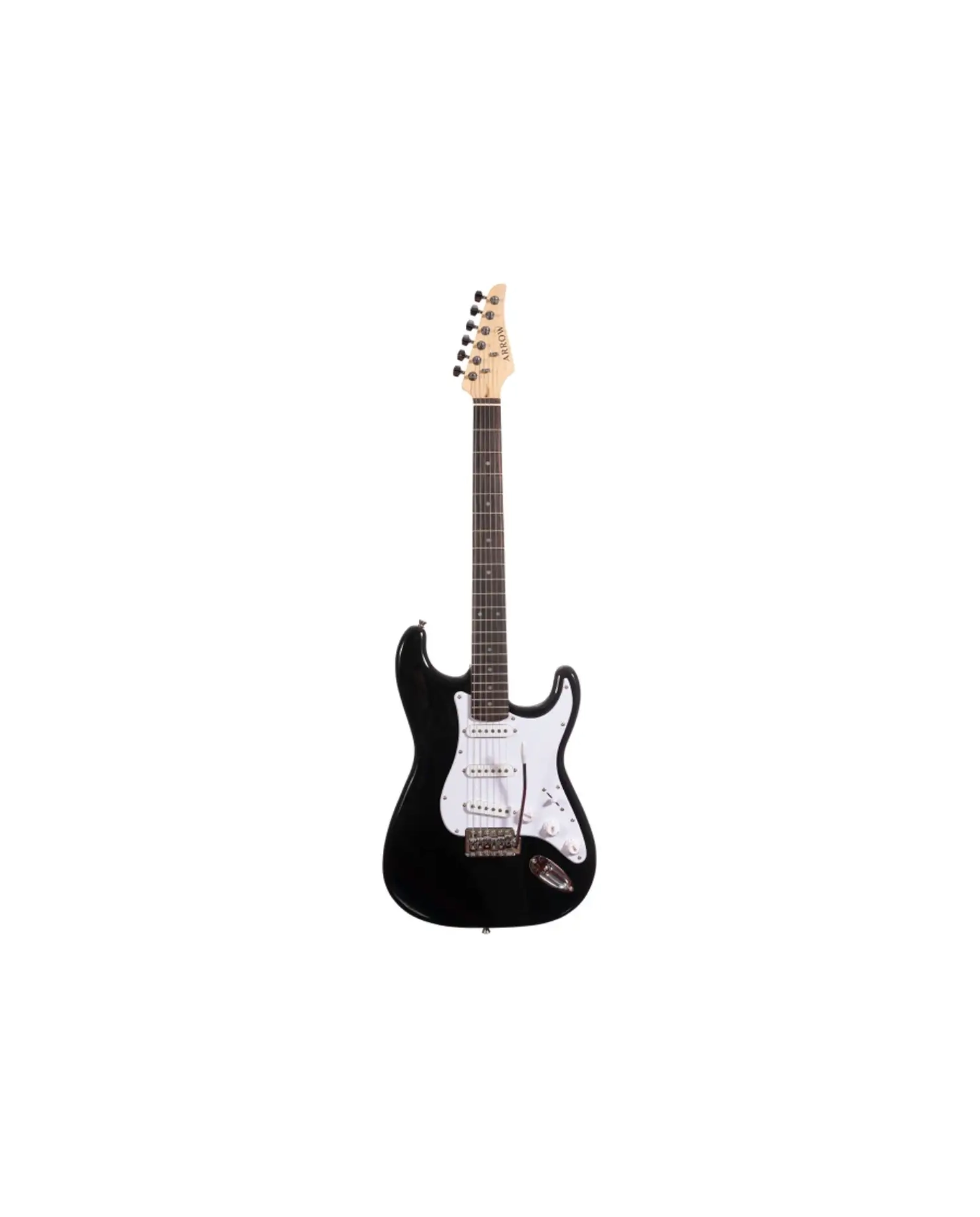 Arrow Tonecaster ST 111 Deep Black Rosewood/White - Chitara Electrica