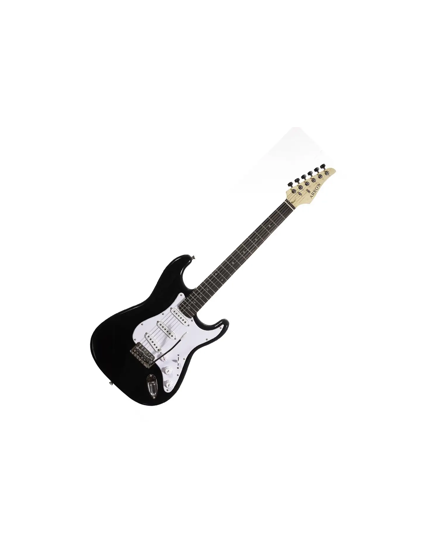 Arrow Tonecaster ST 111 Deep Black Rosewood/White - Chitara Electrica