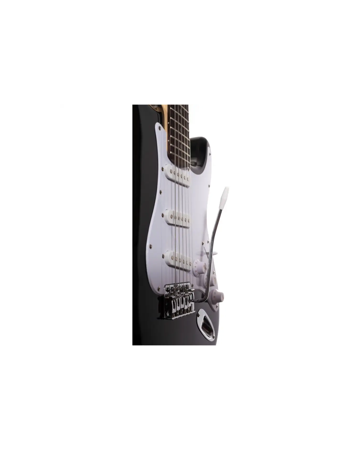 Arrow Tonecaster ST 111 Deep Black Rosewood/White - Chitara Electrica
