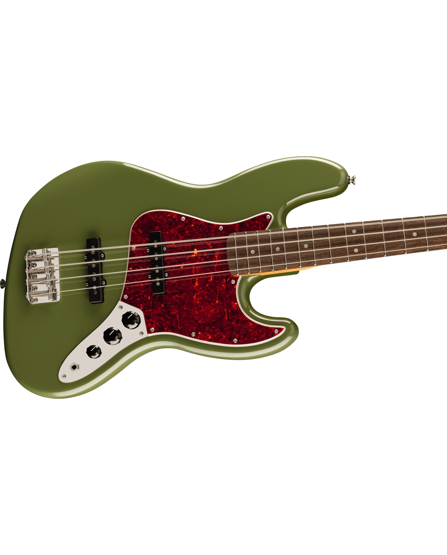 Squier Classic Vibe '60s Jazz Bass LRL TSPG MH OLV - Chitara bas electrica