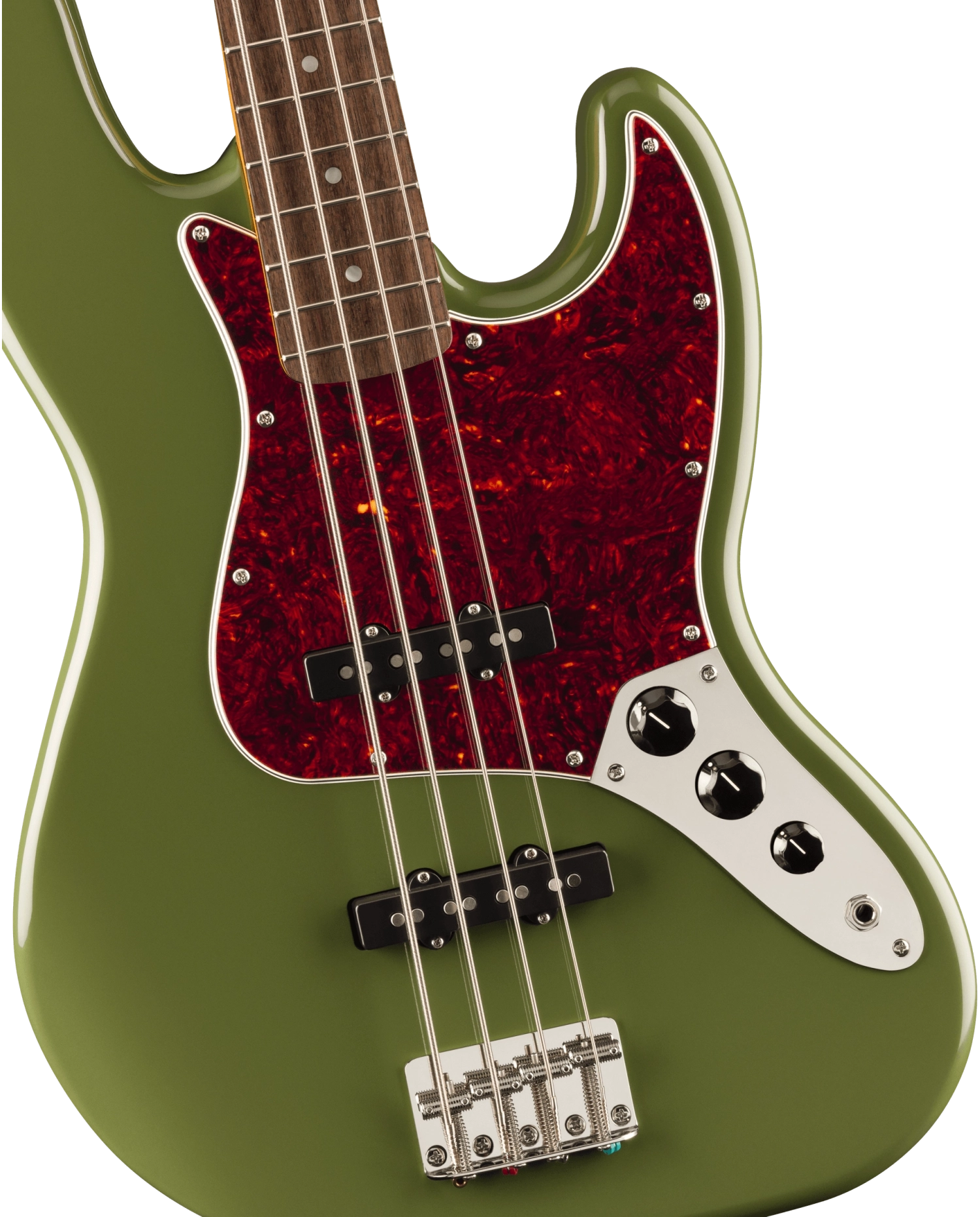Squier Classic Vibe '60s Jazz Bass LRL TSPG MH OLV - Chitara bas electrica