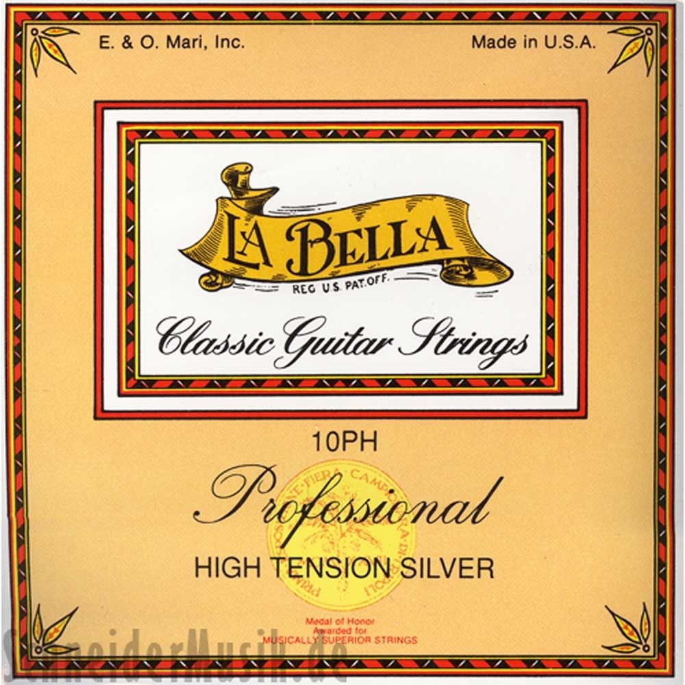 La Bella 10PH High Tension Silver - Set Corzi Chitara Clasica La Bella - 1