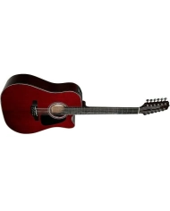 Takamine GD30CE-12 Wine Red - Chitara Electro-Acustica 12 Corzi