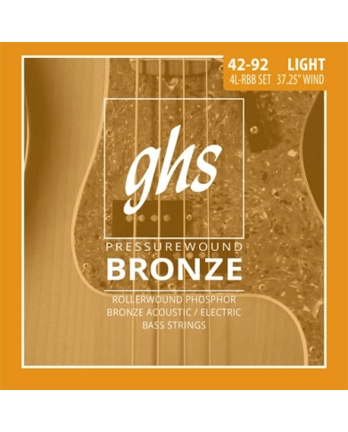 GHS 4L-RBB SET - Set Corzi Chitara Bass Acustic 42-92