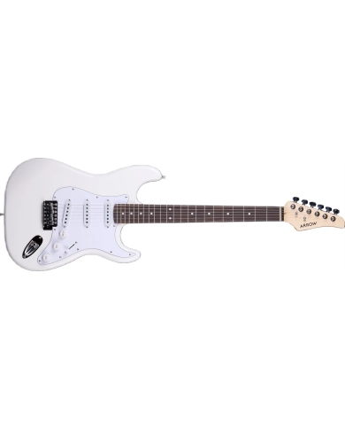 Arrow Tonecaster ST 111 Snow White Rosewood/White - Chitara Electrica