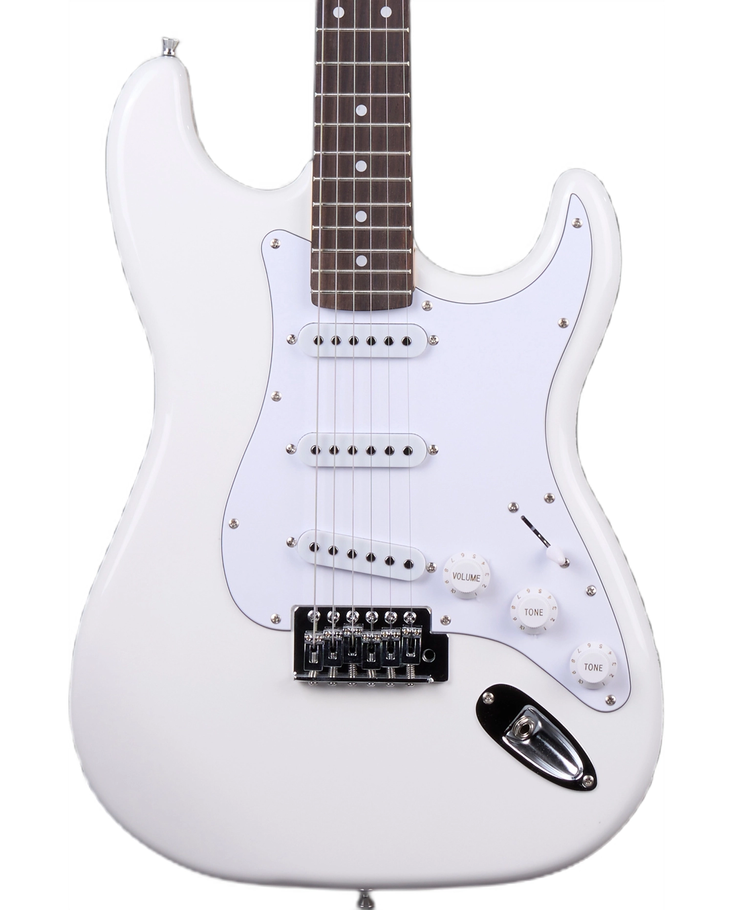 Arrow Tonecaster ST 111 Snow White Rosewood/White - Chitara Electrica