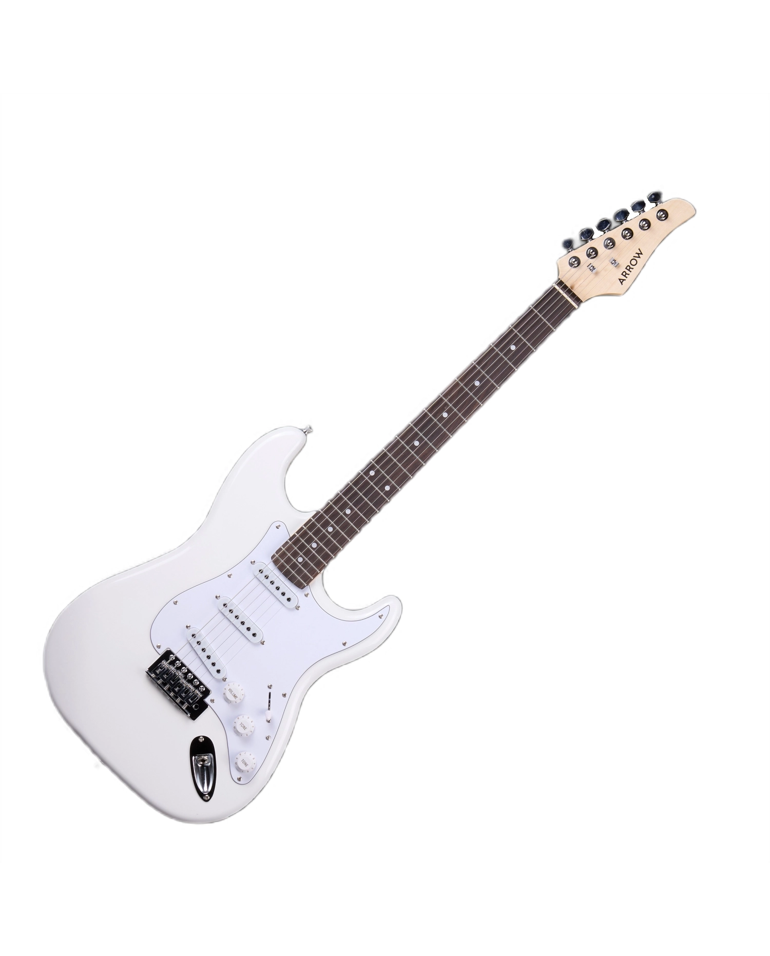 Arrow Tonecaster ST 111 Snow White Rosewood/White - Chitara Electrica