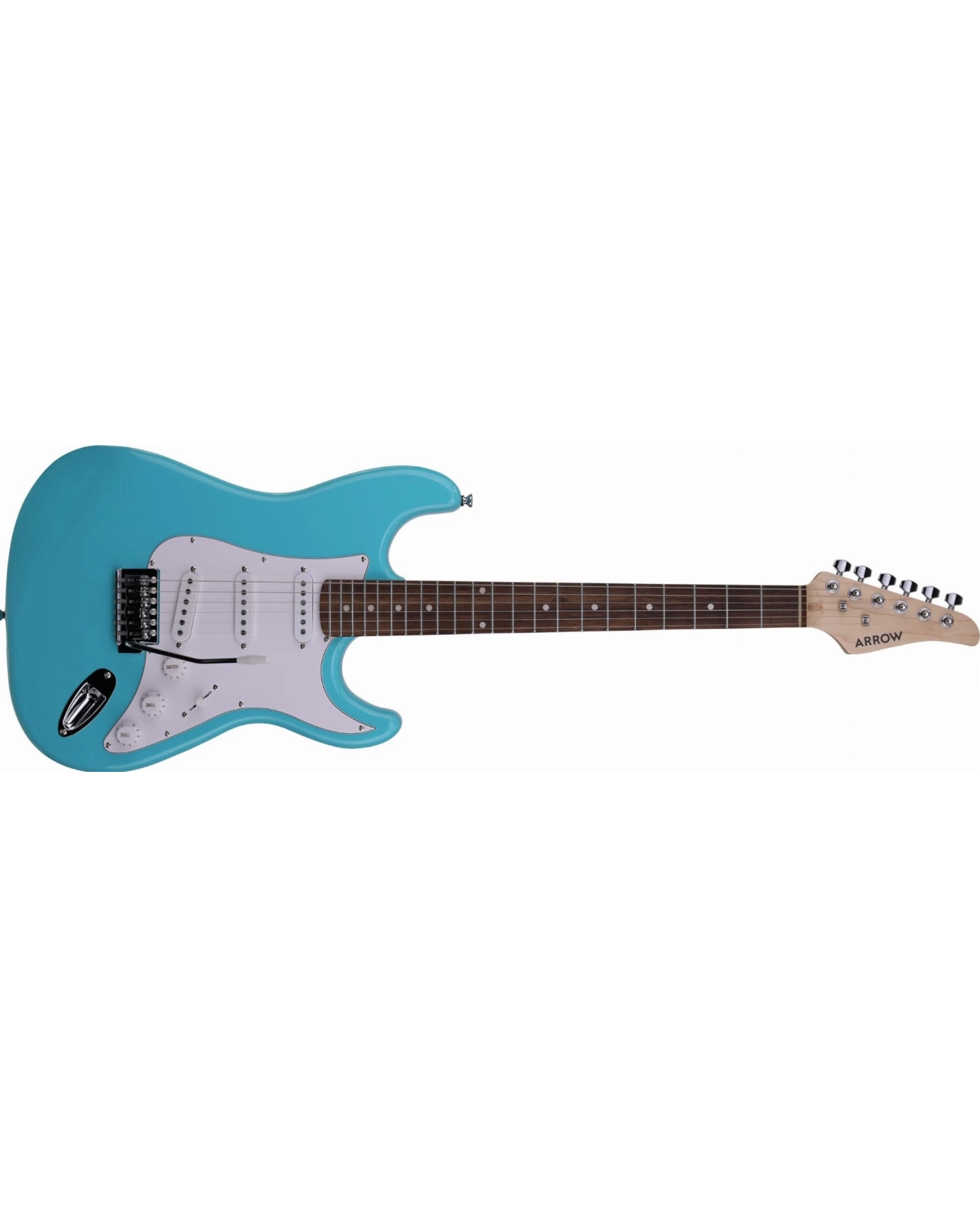 Arrow Tonecaster ST 111 Seafoam Rosewood/White - Chitara Electrica