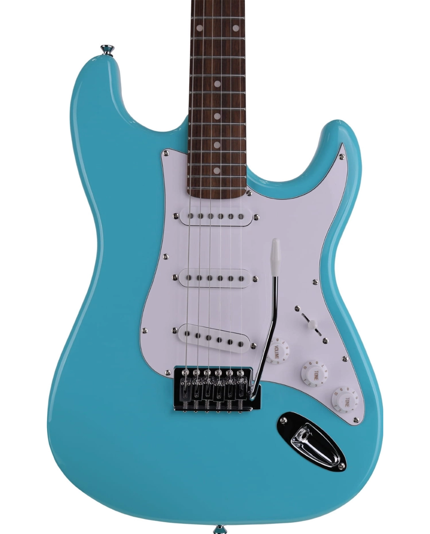 Arrow Tonecaster ST 111 Seafoam Rosewood/White - Chitara Electrica