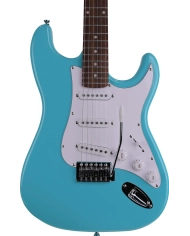 Arrow Tonecaster ST 111 Seafoam Rosewood/White - Chitara Electrica