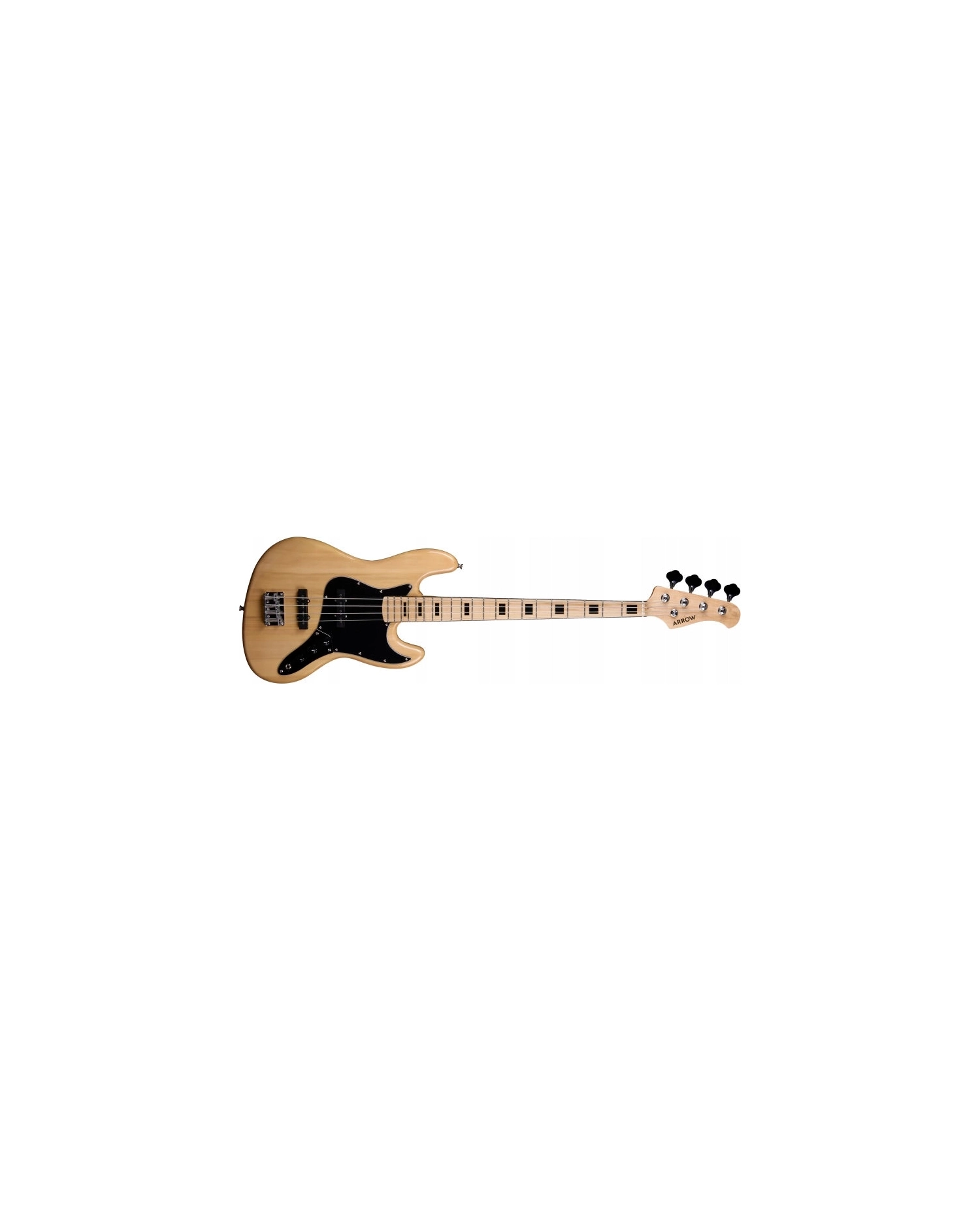 Arrow Louisiana 4 Bass Natural Maple/Black - Chitara Bass