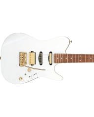 Ibanez LB1-WH Lari Basilio Signature - Chitara Electrica cu Case