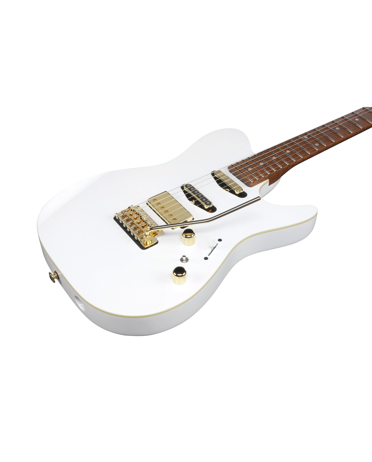 Ibanez LB1-WH Lari Basilio Signature - Chitara Electrica cu Case