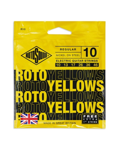 Rotosound Roto Yellows R10 - Set Corzi Chitara Electrica 10-46
