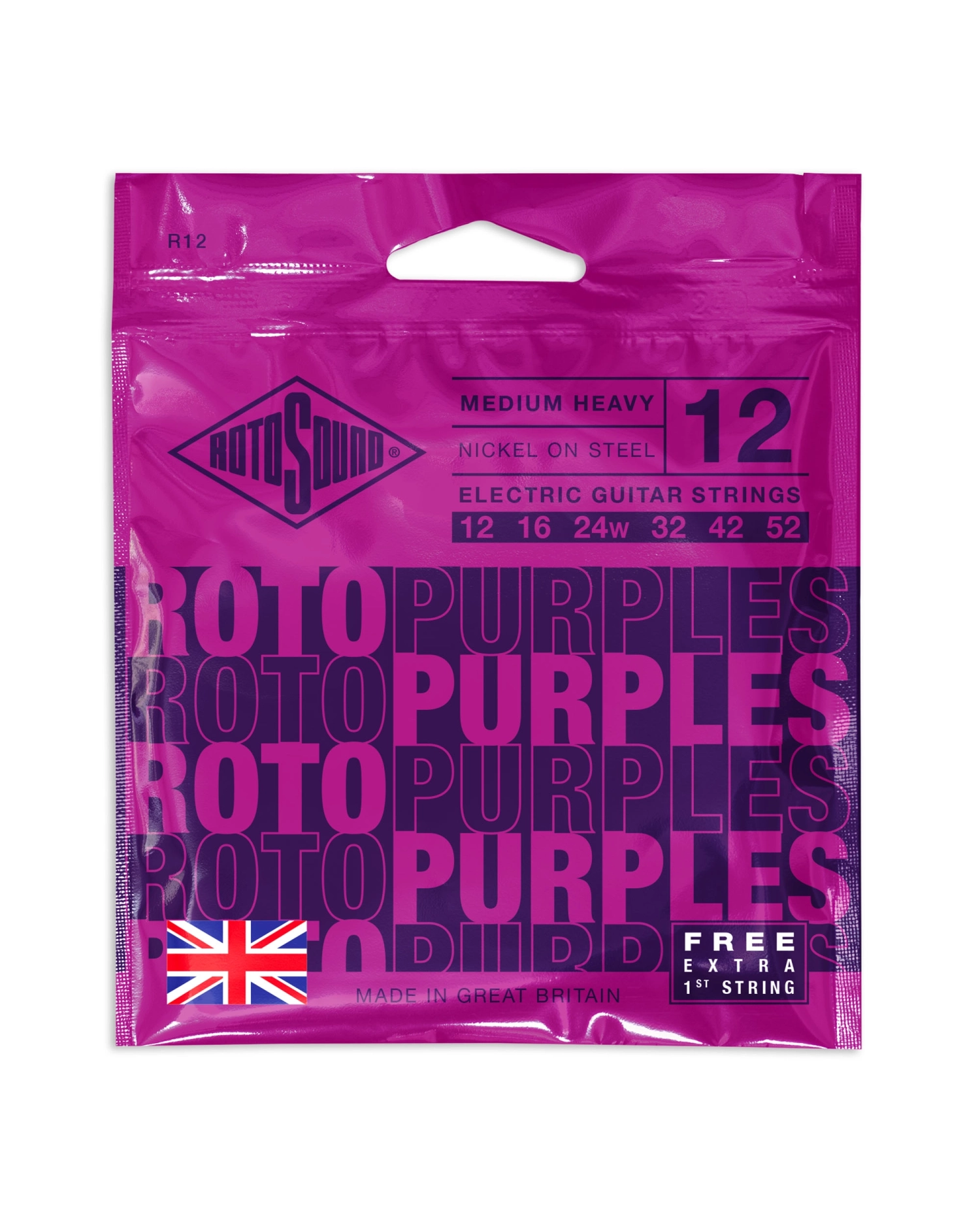 Rotosound Roto Purples R12 - Set Corzi Chitara Electrica 12-52