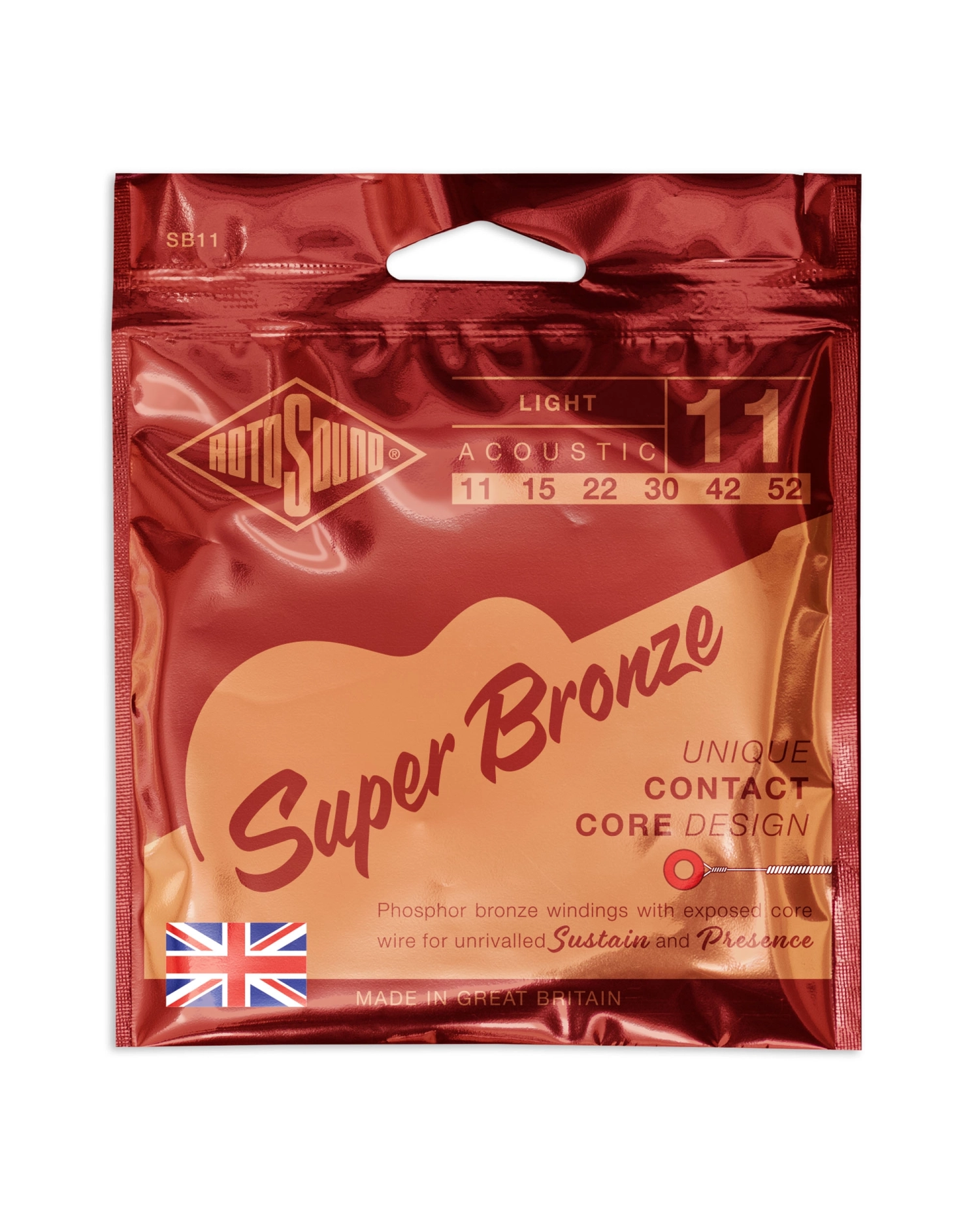 Rotosound Super Bronze SB11 - Set Corzi Chitara Acustica 11-52
