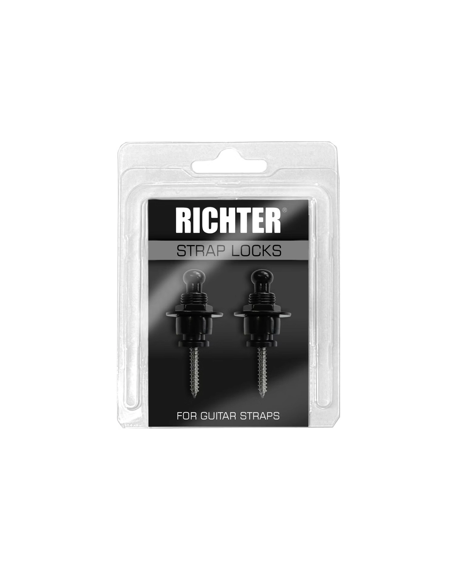 Richter Strap Lock Set Black 1765 - Sistem prindere curea