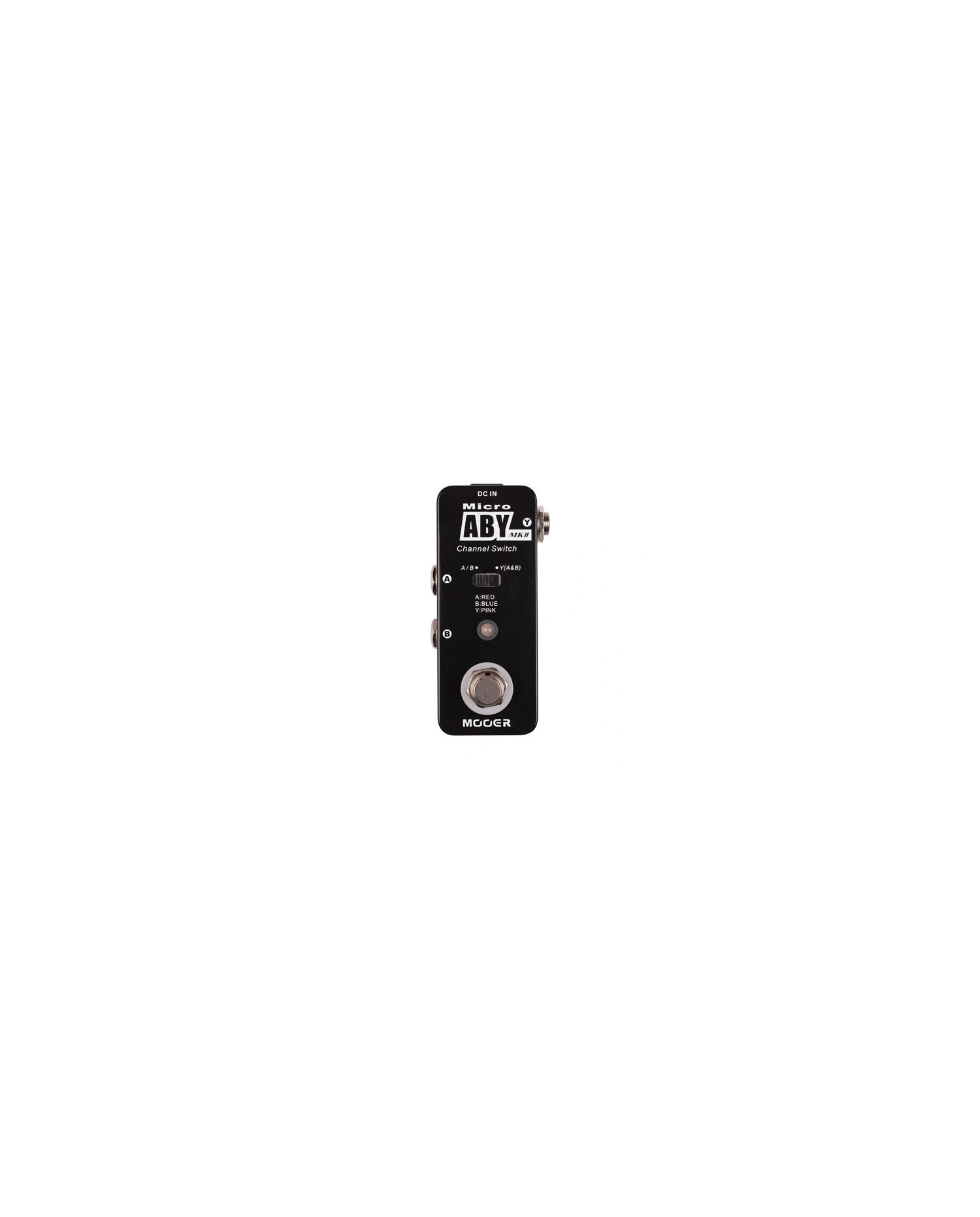 MOOER MAB2 Micro ABY MKII - Pedala Footswitch A-B-Y