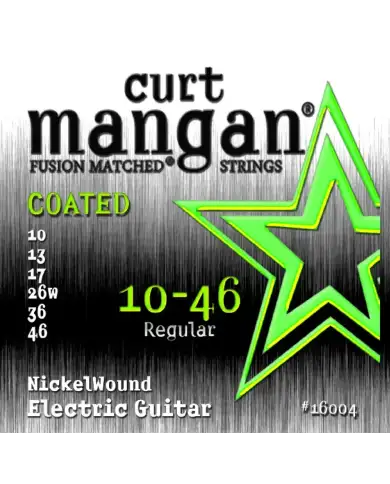Curt Mangan Nickel Wound Coated 10-46 - Set Corzi Chitara Electrica Curt Mangan - 1