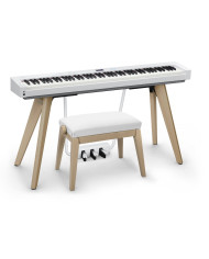 Casio BG50-VINYL-WE - Scaun reglabil pian