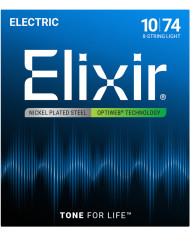 Elixir Optiweb Electric LT 10-74 8 String - Set Corzi Chitara Electrica