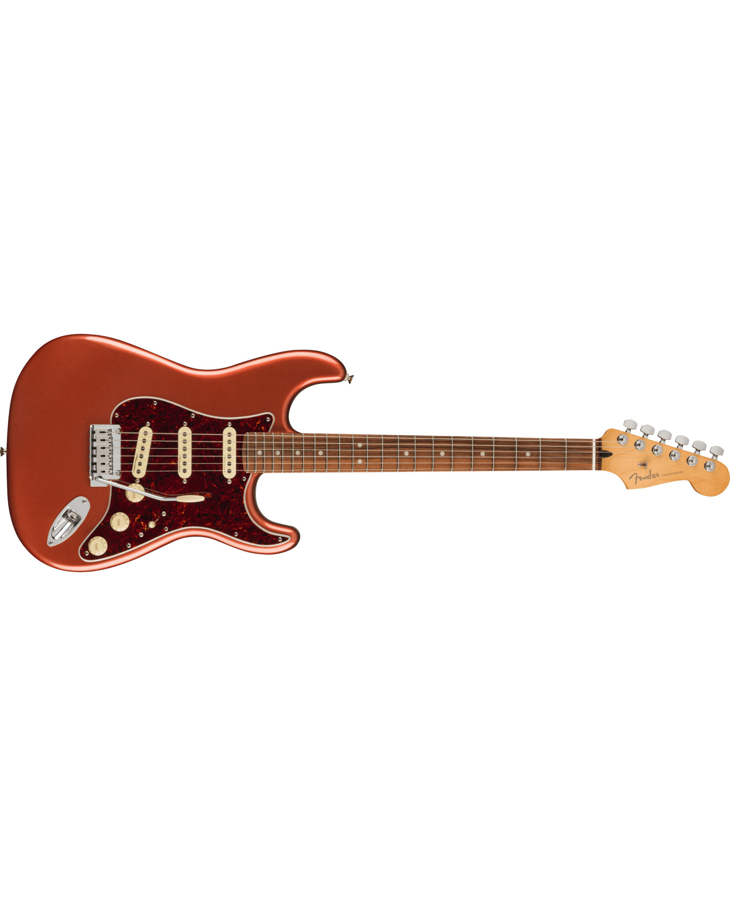 Fender Player Plus Stratocaster Aged Candy Apple Red - Chitara electrica