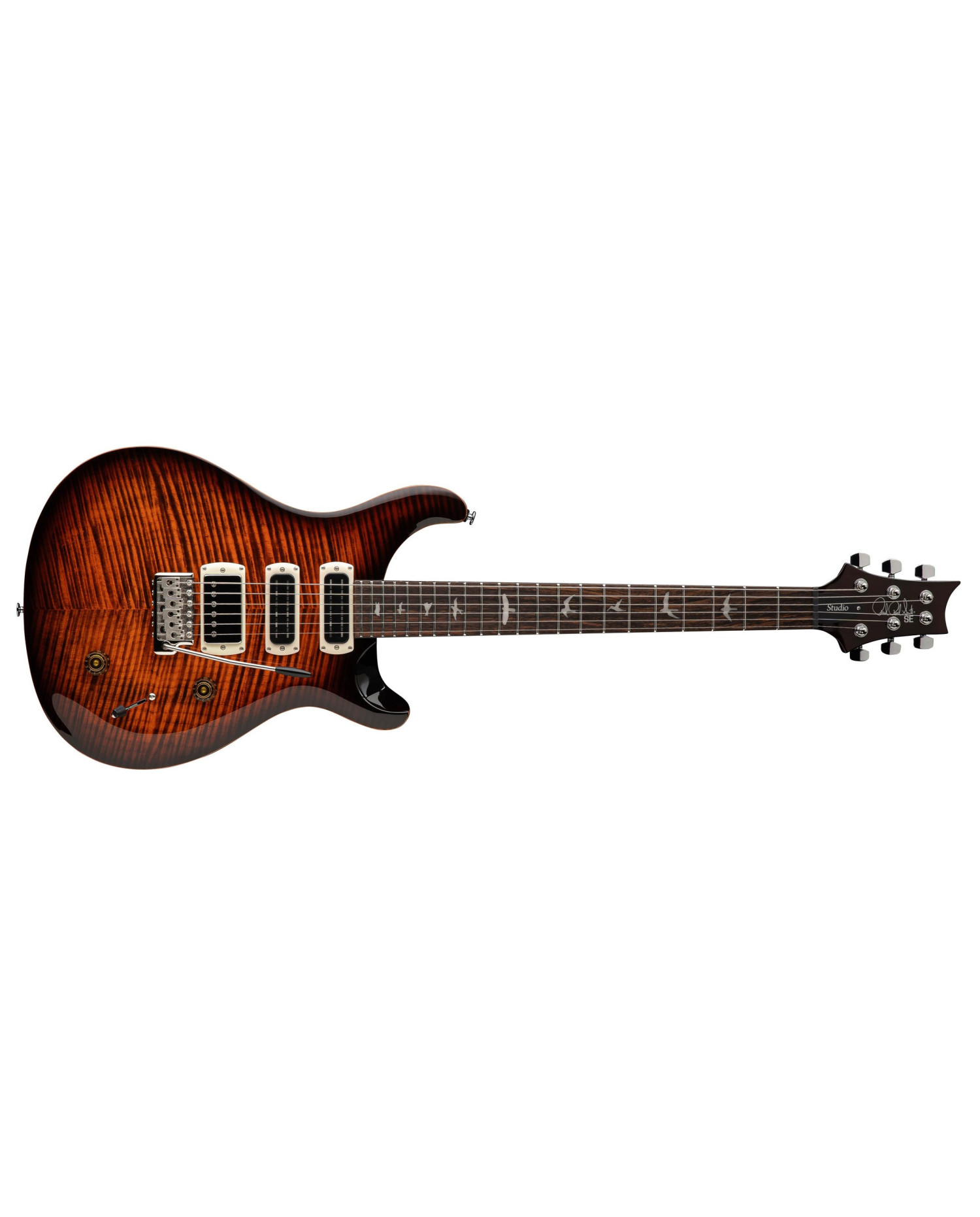 PRS SE Studio Orange Tiger Burst - Chitara Electrica Cu Husa