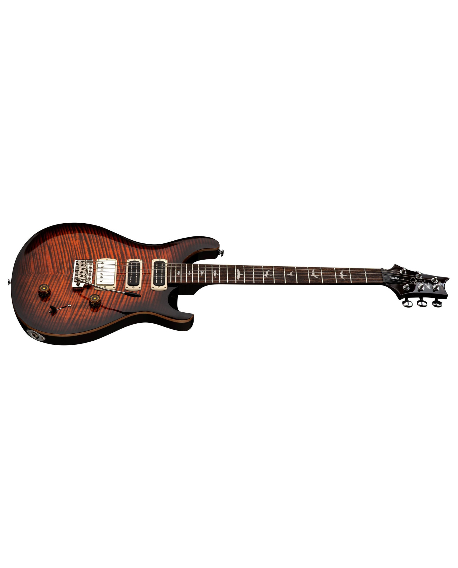 PRS SE Studio Orange Tiger Burst - Chitara Electrica Cu Husa