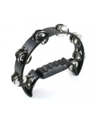 PP Drums 1/2 Tambourine Black - Tamburina PP Drums - 1