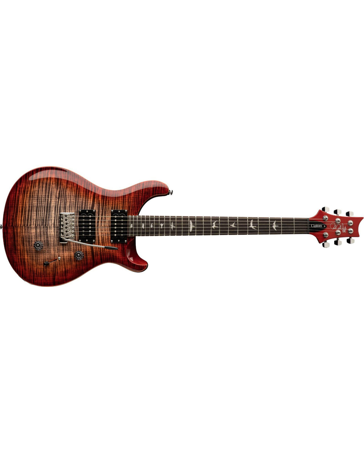PRS SE Custom 24 Charcoal Cherry Burst - Chitara Electrica cu Husa