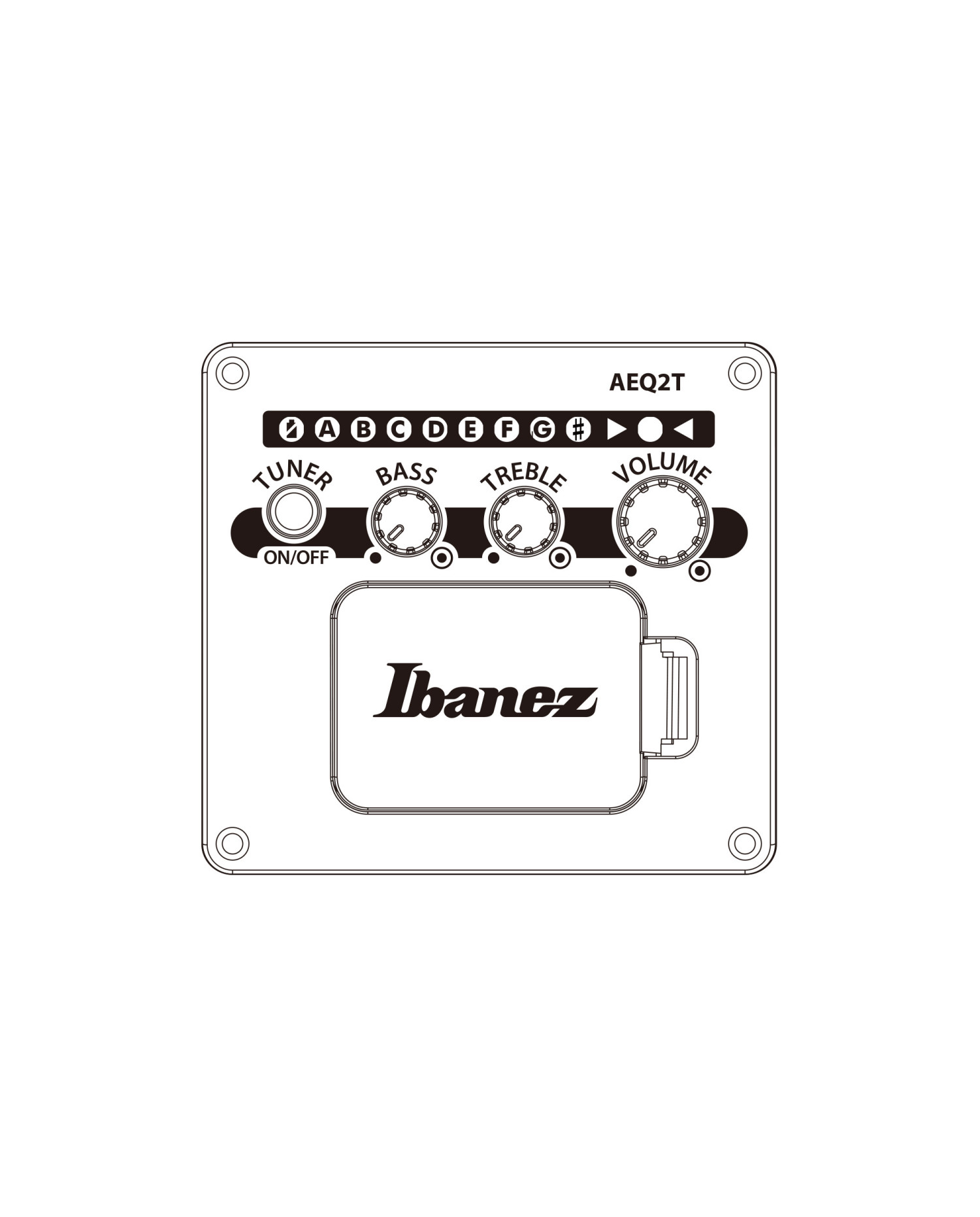 Ibanez AEGB25E-TKH - Chitara bass electro-acustica
