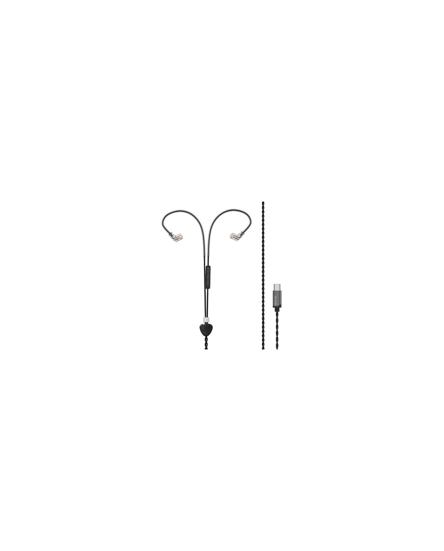 NF ACOUS Mic Cable Type-C - Cablu Cu Microfon Casti In-Ear