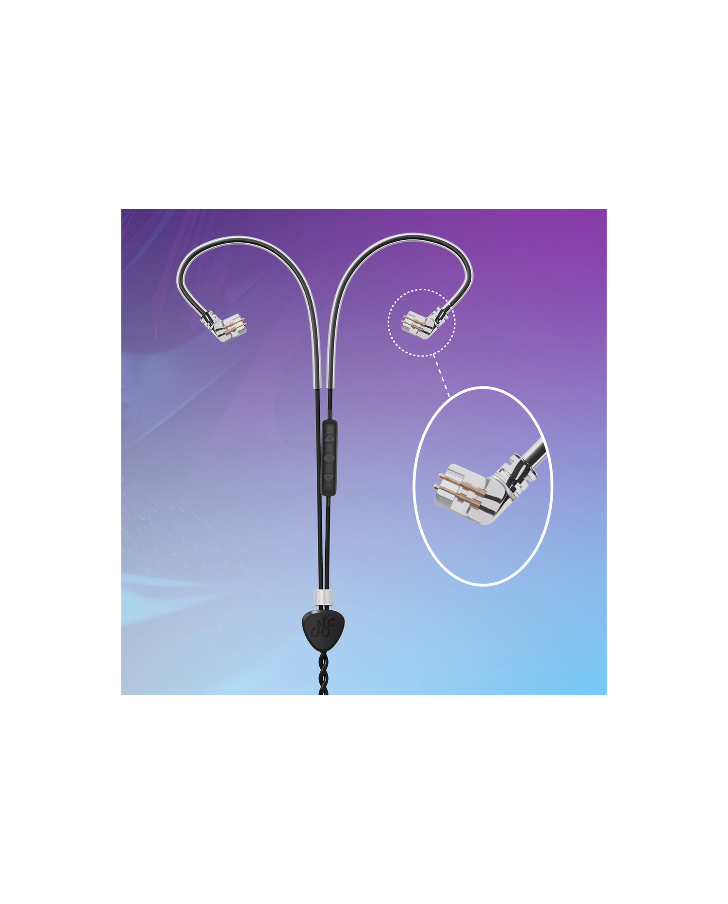 NF ACOUS Mic Cable Jack - Cablu Cu Microfon Casti In-Ear