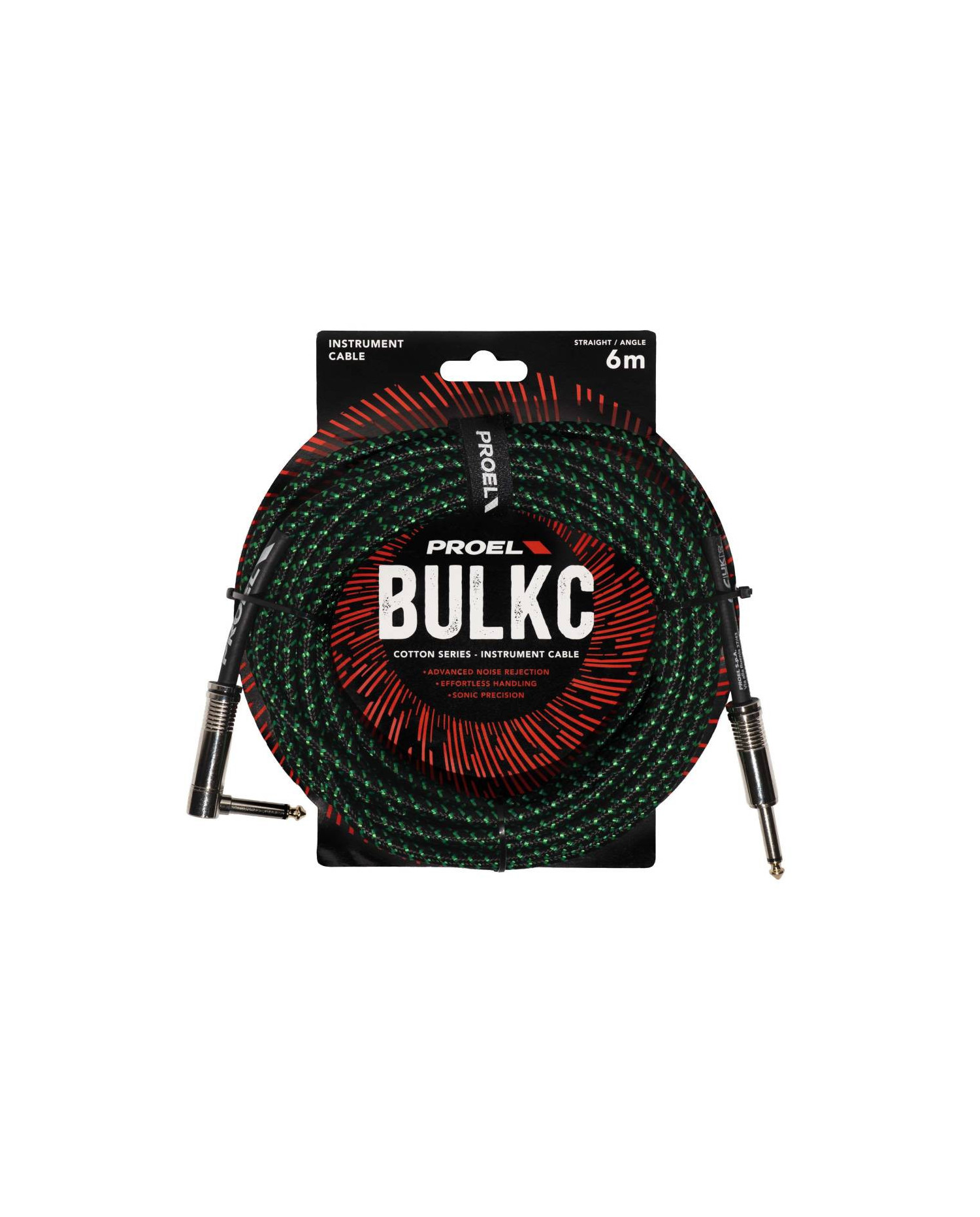 Proel BULK120CLU6GB Jack-Jack - Cablu Instrument 6m