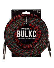 Proel BULK100CLU6SR Jack-Jack - Cablu Instrument 6m