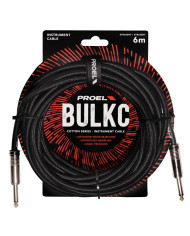 Proel BULK100CLU6BK Jack-Jack - Cablu Instrument 6m
